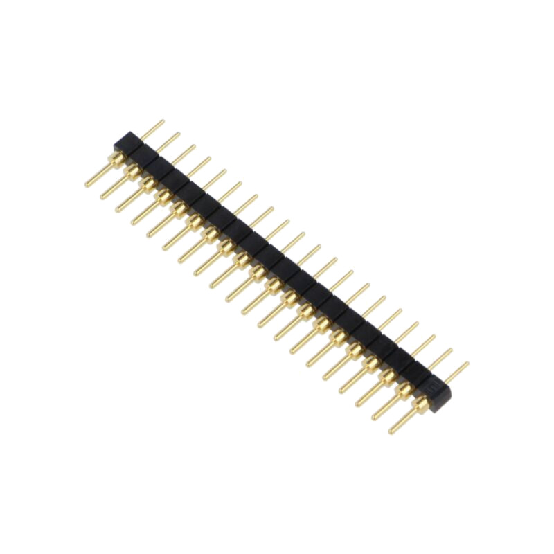 Conector: şiruri pini; tată; PIN: 20; 2,54mm; aurit; THT; şir pini