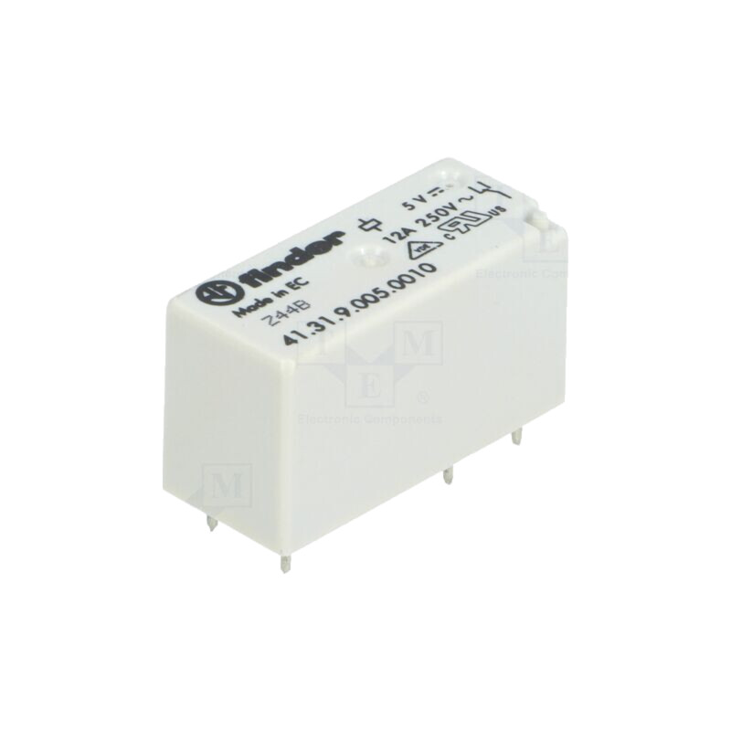Releu: electromagnetic; SPDT; Ubobină: 5VDC; 25A; 12A/250VAC; 41.31 Releu: electromagnetic; SPDT; Ubobină: 5VDC; 25A; 12A/250VAC; 41.31