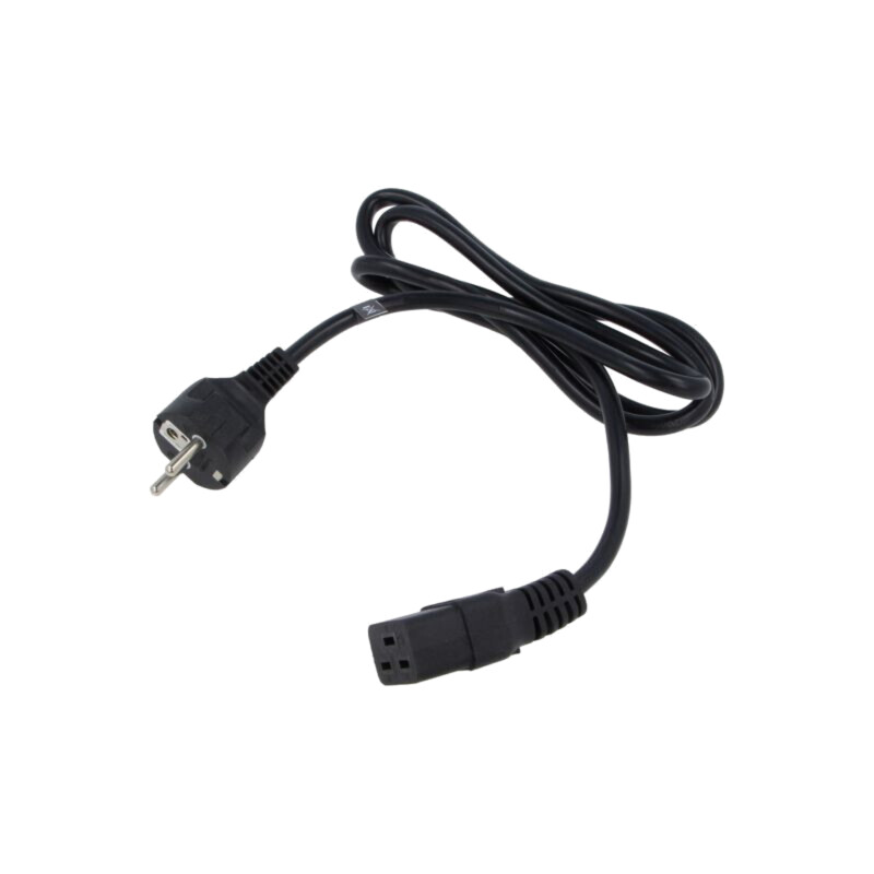 Cablu; 3x1,5mm2; CEE 7/7 (E/F) ştecăr în unghi,IEC C19 mamă