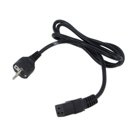 Cablu; 3x1,5mm2; CEE 7/7 (E/F) ştecăr în unghi,IEC C19 mamă
