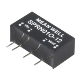 Convertor: DC/DC; 1W; Uintr: 45,6÷52,8VDC; Uieş: 12VDC; Iieş: 0÷84mA
