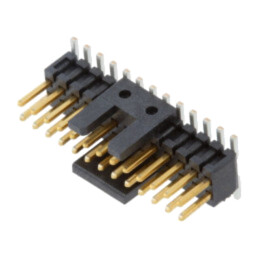 Conector: şiruri pini; tată; PIN: 26; 1,27mm; gold flash; SMT; soclu