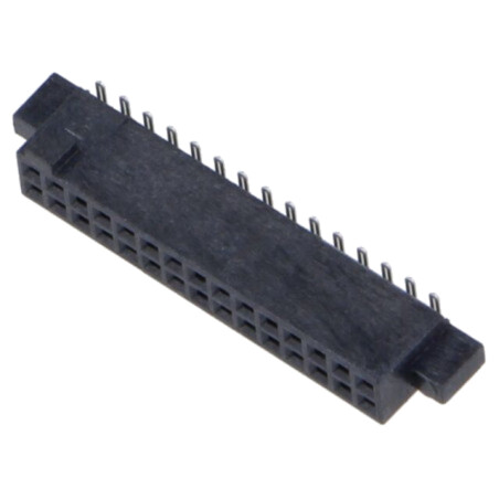 Conector: PCB-PCB; mamă; PIN: 30; 1,27mm; SFM; argintat selectiv