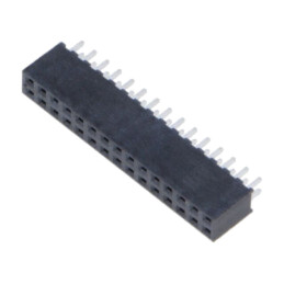 Conector: şiruri pini; mamă; PIN: 30; 2mm; aurit; THT; soclu; drept