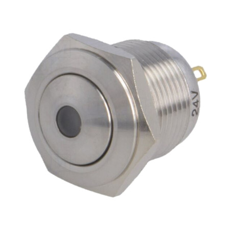 Comutator: anti-vandalism; Poz: 2; SPST-NO; 2A/36VDC; IP65; galben