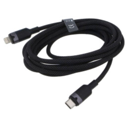 Cablu; USB 2.0; mufă Apple Lightning,USB C mufă; nichelat; 2m