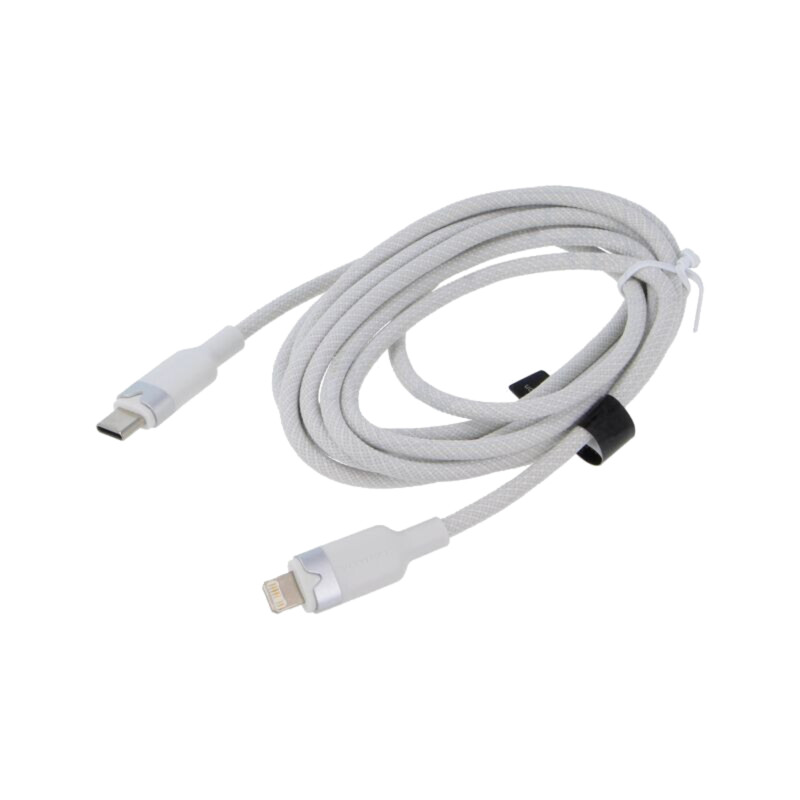 Cablu; USB 2.0; mufă Apple Lightning,USB C mufă; nichelat; 2m