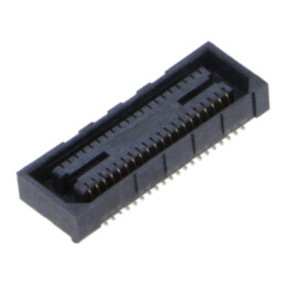 Conector: PCB-PCB; tată; PIN: 40; 0,8mm; BSE; gold flash; SMT; soclu