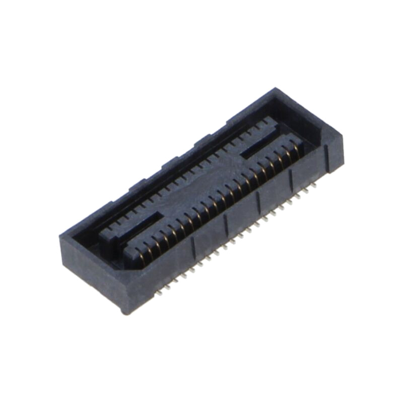 Conector: PCB-PCB; tată; PIN: 40; 0,8mm; BSE; gold flash; SMT; soclu Conector: PCB-PCB; tată; PIN: 40; 0,8mm; BSE; gold flash; SMT; soclu