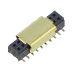 Conector: PCB-PCB; mamă; PIN: 20; 1mm; CLM; gold flash; SMT; soclu
