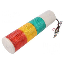 Coloană de Semnalizare LED Roșu/Ambră/Verde 24V | Electronic-mag.ro | Componente Electronice