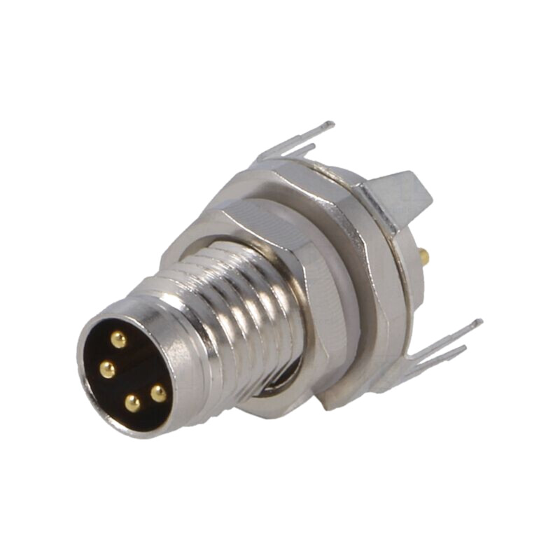 Conector: M8; tată; PIN: 4; ecranat; soclu; IP67; 30V; 2,5÷4mm