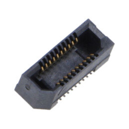 Conector: PCB-PCB; mamă; PIN: 20; 0,8mm; ERF8; aurit; SMT; soclu; 1,4A