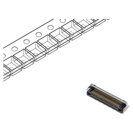 Conector: PCB-PCB; hermafrodit; PIN: 60; 0,5mm; LSHM; aurit; SMT