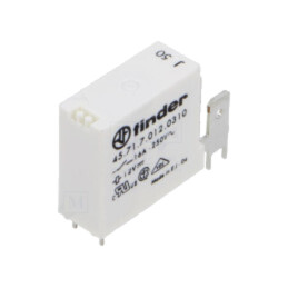 Releu: electromagnetic; SPST-NO; Ubobină: 12VDC; 16A/250VAC; 45.71