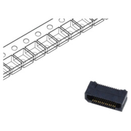 Conector: PCB-PCB; mamă; PIN: 26; 0,8mm; ERF8; aurit; SMT; soclu; 1,4A