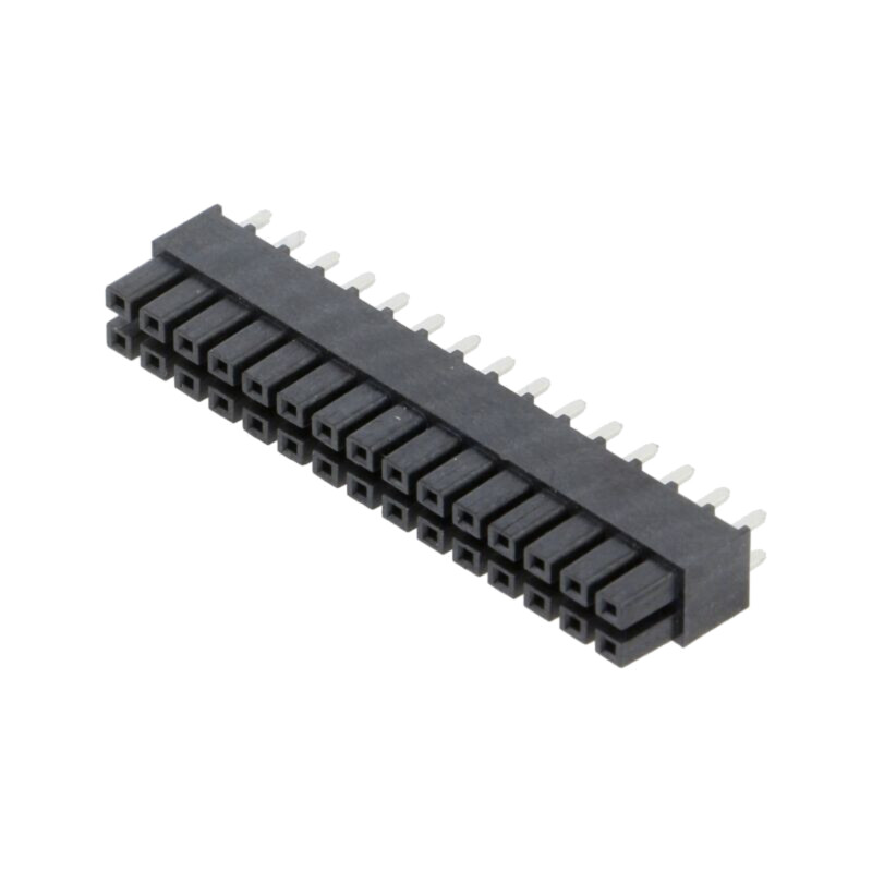 Conector: PCB-PCB; soclu; miniMATE; mamă; PIN: 30; drept; 2,54mm; THT