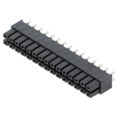 Conector: PCB-PCB; soclu; miniMATE; mamă; PIN: 30; drept; 2,54mm; THT