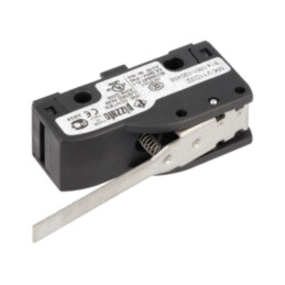Microîntrerupător SNAP ACTION; 6A/250VAC; 5A/24VDC; cu manetă