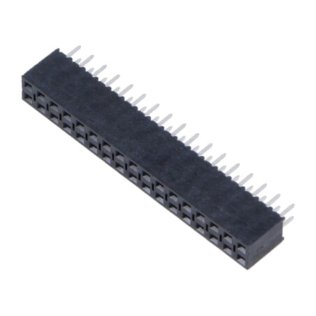 Conector: şiruri pini; soclu; tată; PIN: 34; drept; 2,54mm; THT; 2x17