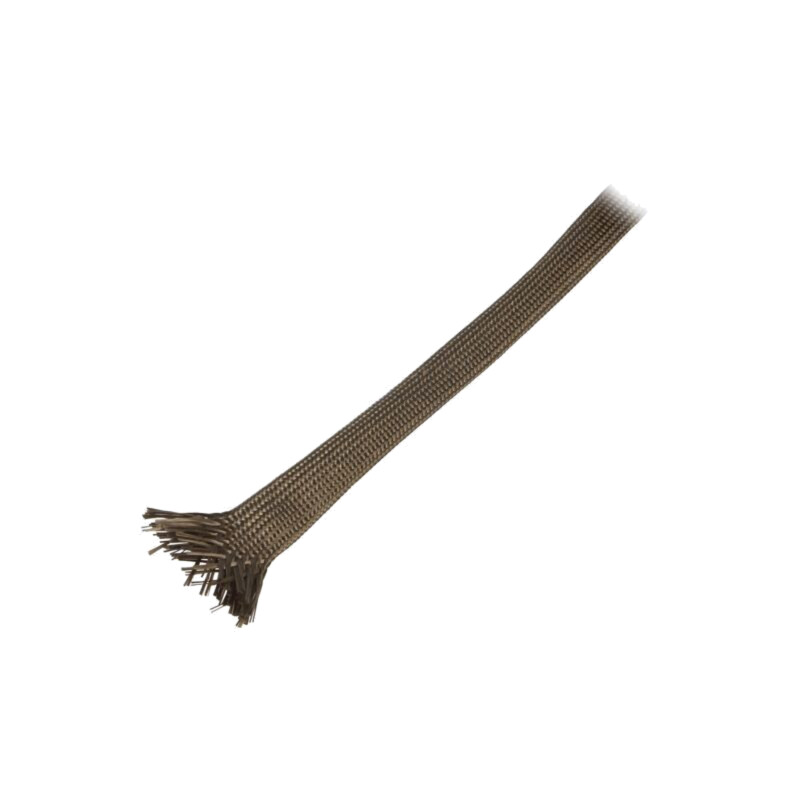 Manşon electroizolant; fibră de bazalt; kaki; -260÷560°C; L: 10m Manşon electroizolant; fibră de bazalt; kaki; -260÷560°C; L: 10m