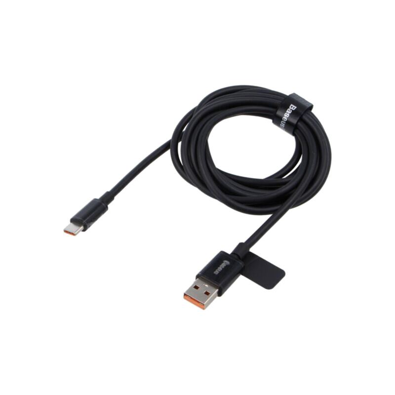 Cablu; High Speed,USB 2.0; USB A mufă,USB C mufă; 2m; negru; 100W