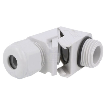 Garnitură de etanşare; în unghi; M16; 1,5; IP68; poliamidă; gri