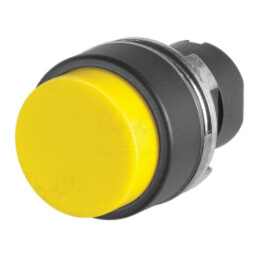 Comutator: acţionat prin apăsare; 22mm; Poz.i stab: 1; galbenă