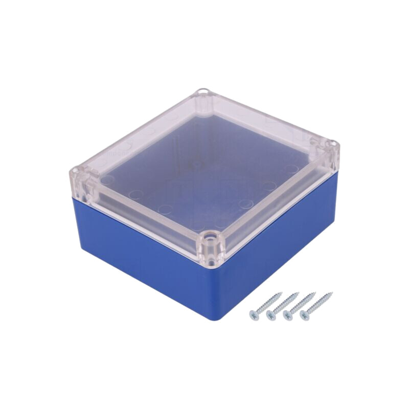 Carcasă: universală; X: 115mm; Y: 125mm; Z: 58mm; ABS; albastru; IP65 Carcasă: universală; X: 115mm; Y: 125mm; Z: 58mm; ABS; albastru; IP65