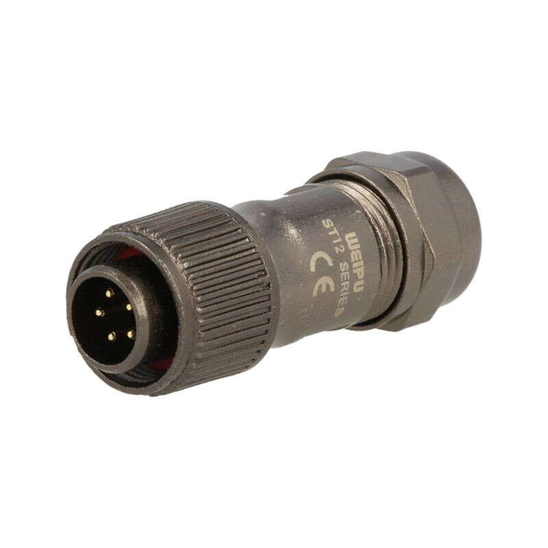 Mufă; ST12; tată; PIN: 5; IP67; 5÷8mm; 5A; lipire; pe cablu; 180V