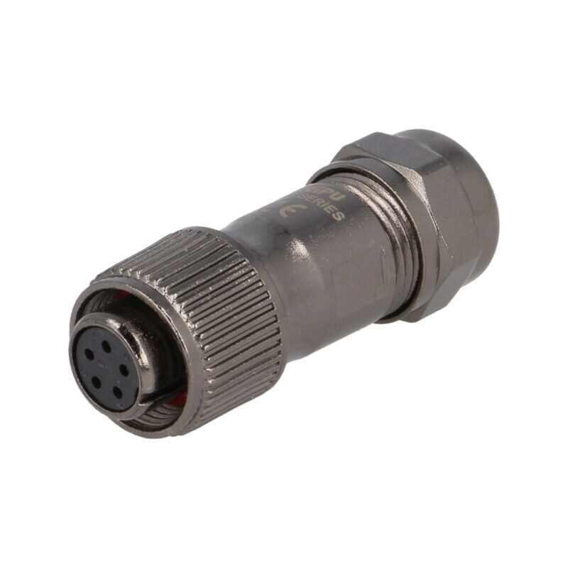 Mufă; ST12; mamă; PIN: 5; IP67; 5÷8mm; 5A; lipire; pe cablu; 180V