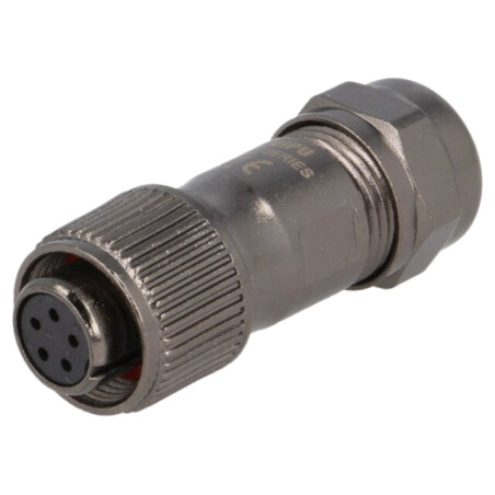 Mufă; ST12; mamă; PIN: 5; IP67; 5÷8mm; 5A; lipire; pe cablu; 180V