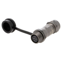 Mufă; ST12; mamă; PIN: 4; IP67; 5÷8mm; 5A; lipire; pe cablu; 200V
