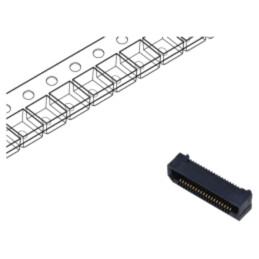 Conector: PCB-PCB; mamă; PIN: 40; 0,8mm; ERF8; aurit; SMT; soclu; 1,4A