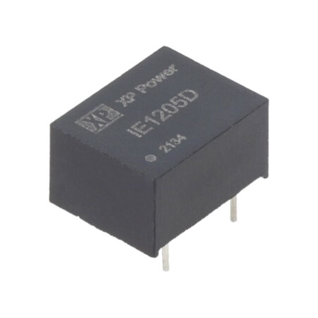 Convertor: DC/DC; 1W; Uintr: 12VDC; Uieş: 5VDC; Iieş: 200mA; DIP; THT