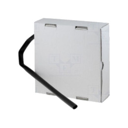 Manşon termocontractabil; cu adeziv; 3: 1; 6,4mm; neagră