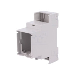 Carcasă: pentru şină DIN; Y: 90mm; X: 36,2mm; Z: 68mm; PPO; gri