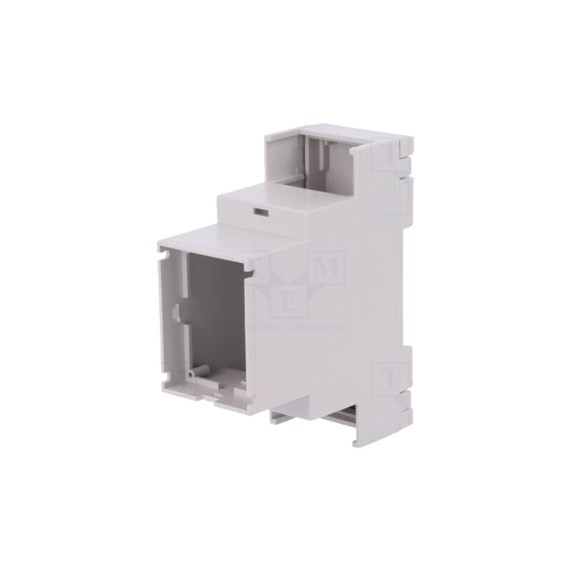 Carcasă: pentru şină DIN; Y: 90mm; X: 36,2mm; Z: 68mm; PPO; gri