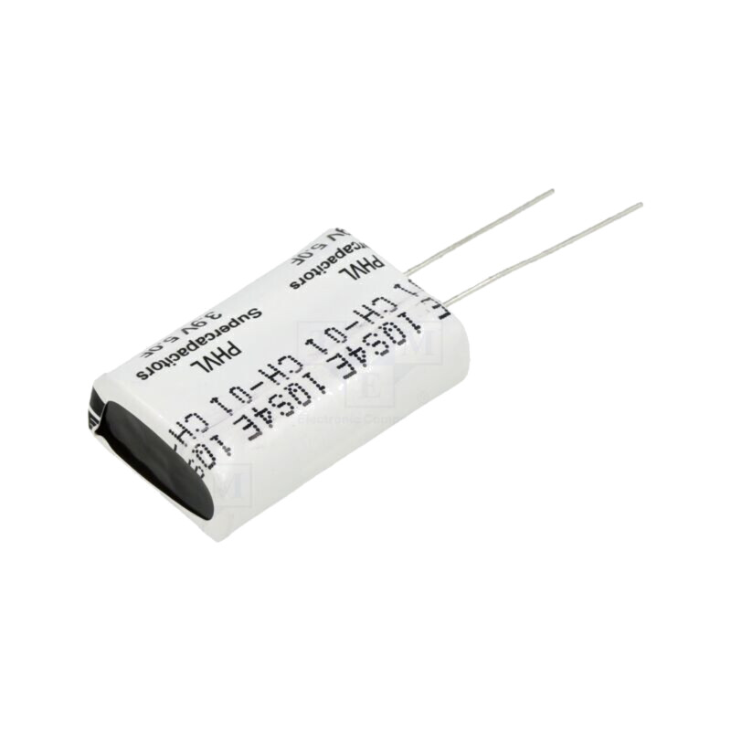 Supercondensator; THT; 5F; 3,9VDC; -10÷30%; Raster: 5,3mm; 70mΩ; 5uA