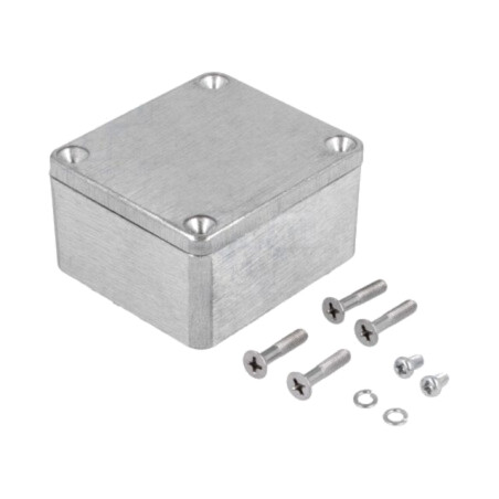 Carcasă: universală; X: 58mm; Y: 64mm; Z: 35mm; aluminiu; naturală
