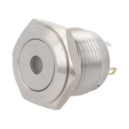 Comutator: anti-vandalism; Poz: 2; SPST-NO; 2A/36VDC; IP65; galben