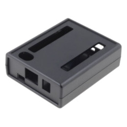 Carcasă: pentru calculator; BeagleBone Black; ABS; neagră; X: 77mm