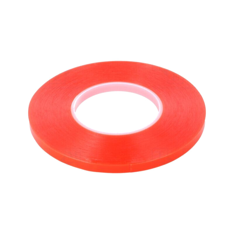 Bandă: de fixare; W: 9mm; L: 50m; Thk: 0,22mm; acril modificat; roşie
