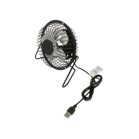 Ventilator; neagră; USB A; 1m