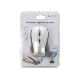 Mouse optic; neagră,argintie; USB A; fără fir; 10m; Nr.butoane: 4