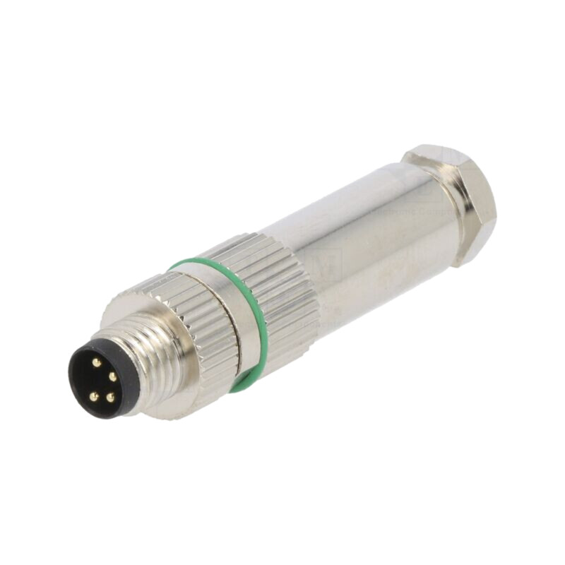 Conector: M8; tată; PIN: 4; drept; pe cablu; mufă; 3A; IP65,IP67; 30V
