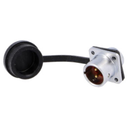 Soclu; SF12; tată; PIN: 2; IP67; 13A; lipire; 250V; 1,5mm2; -40÷100°C