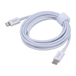 Cablu; mufă Apple Lightning,USB C mufă; 2m; alb; 20W
