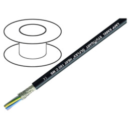 Cablu; ÖLFLEX® HEAT 180 C MS; 2x1mm2; Cu; litat; silicon; negru