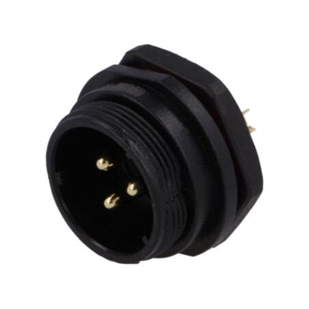 Soclu; SP21; tată; PIN: 3; IP68; 30A; lipire; 500V; 4mm2; -25÷85°C